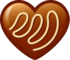 Šokoladinė širdelė