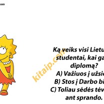 Išeitys studentams