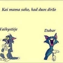 Nebe tie laikai, kad bijotum diržo.