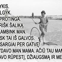 Ačiū tau mama!