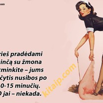 Visada atminkite