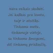 Gyvenimo taisyklė