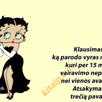 Ką parodo?