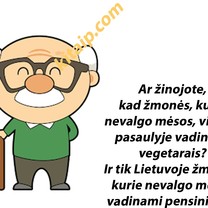 Kas nevalgo mėsos?