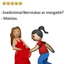 Berniukas ar mergaitė?