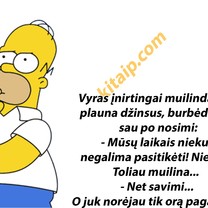 Niekuo negalima pasitikėti