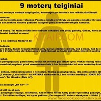 Moterų teiginiai