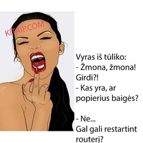 Vyras ir wc