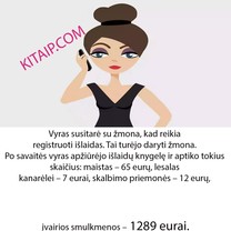 Žmona ir išlaidos