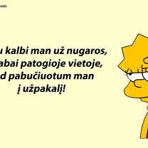 Pabučiuok man į užpakalį!