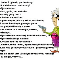 Bobutė su revolveriu