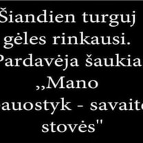 Turgaus gėlės