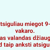 Kai nueini anksti miegoti