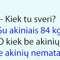 Kiek tu sveri?