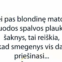 Blondinė