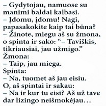Kalbanti spinta