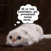 Slepiuosi nuo pirmadienio
