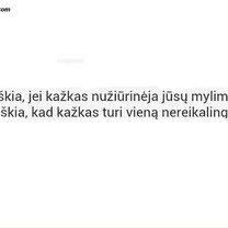 Ką reiškia?