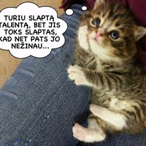 Slaptas talentas niekada nebus atskleistas