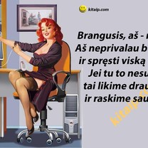 Likime draugėmis, brangusis