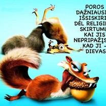 Tikėjimas verčia skirtis
