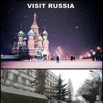 Kelionės į Rusiją vis pinga...