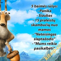 Didžiausios baimės