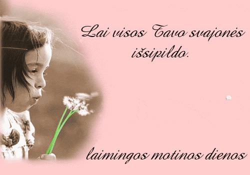 El. atvirukai Motinos dienos proga